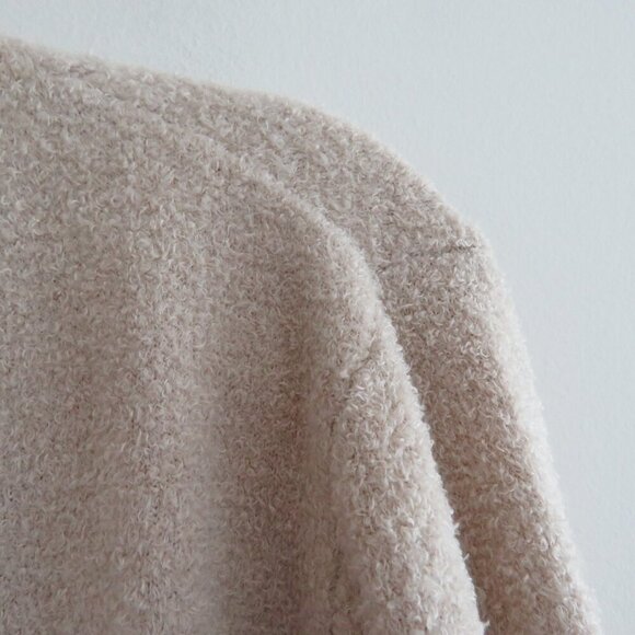 BAREFOOT DREAMS Cozy Chic Lite Ombre Calypso Wrap Open Front Cardigan Bamboo Tan - Picture 7 of 16